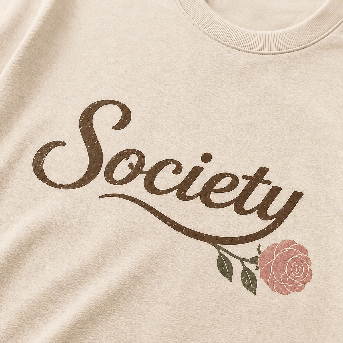 Rosewood Cropped Tee